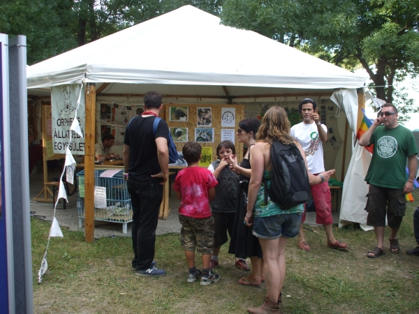 Állatvédõk is kampányoltak a Sziget 2009 fesztiválon
