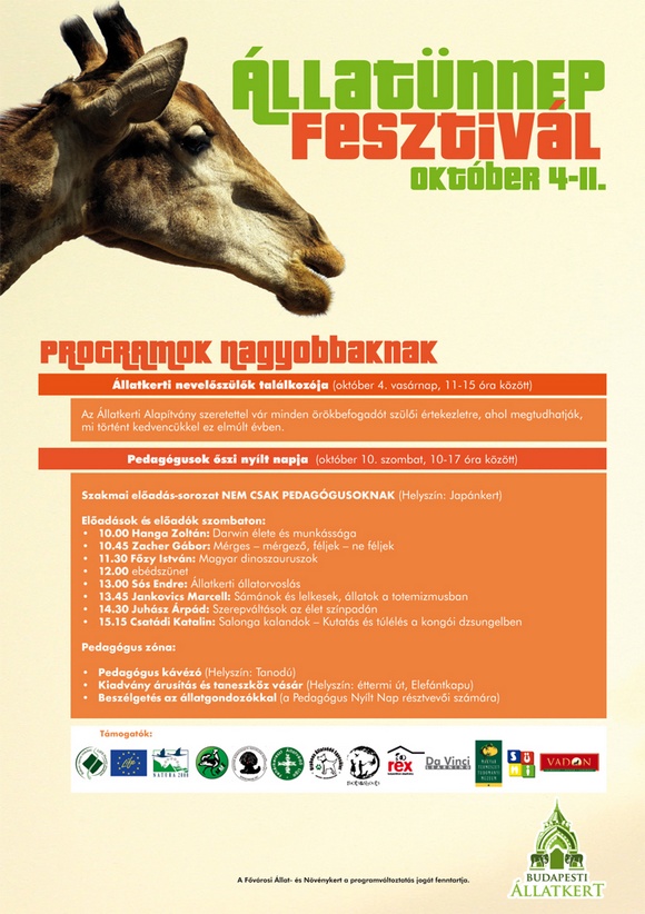 Állatünnep 2009 a Fõvárosi Állat -és Növénykertben