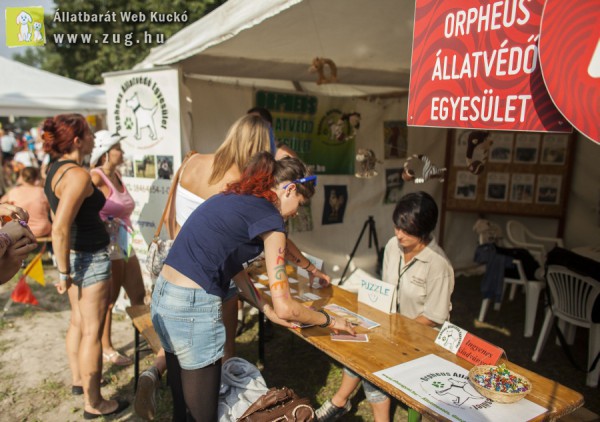 Állatvédők a Sziget 2014 Fesztiválon - pillanatképek