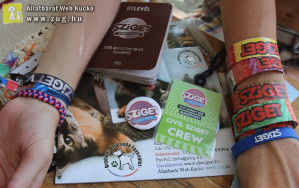 Állatvédők a Sziget 2015 Fesztiválon